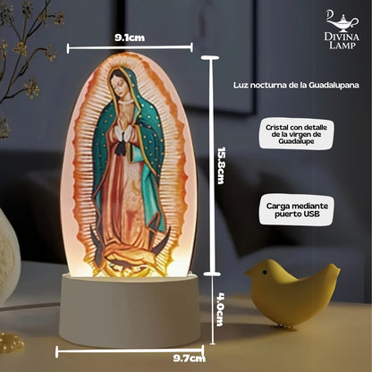 Lámpara de tocador de la Guadalupana
