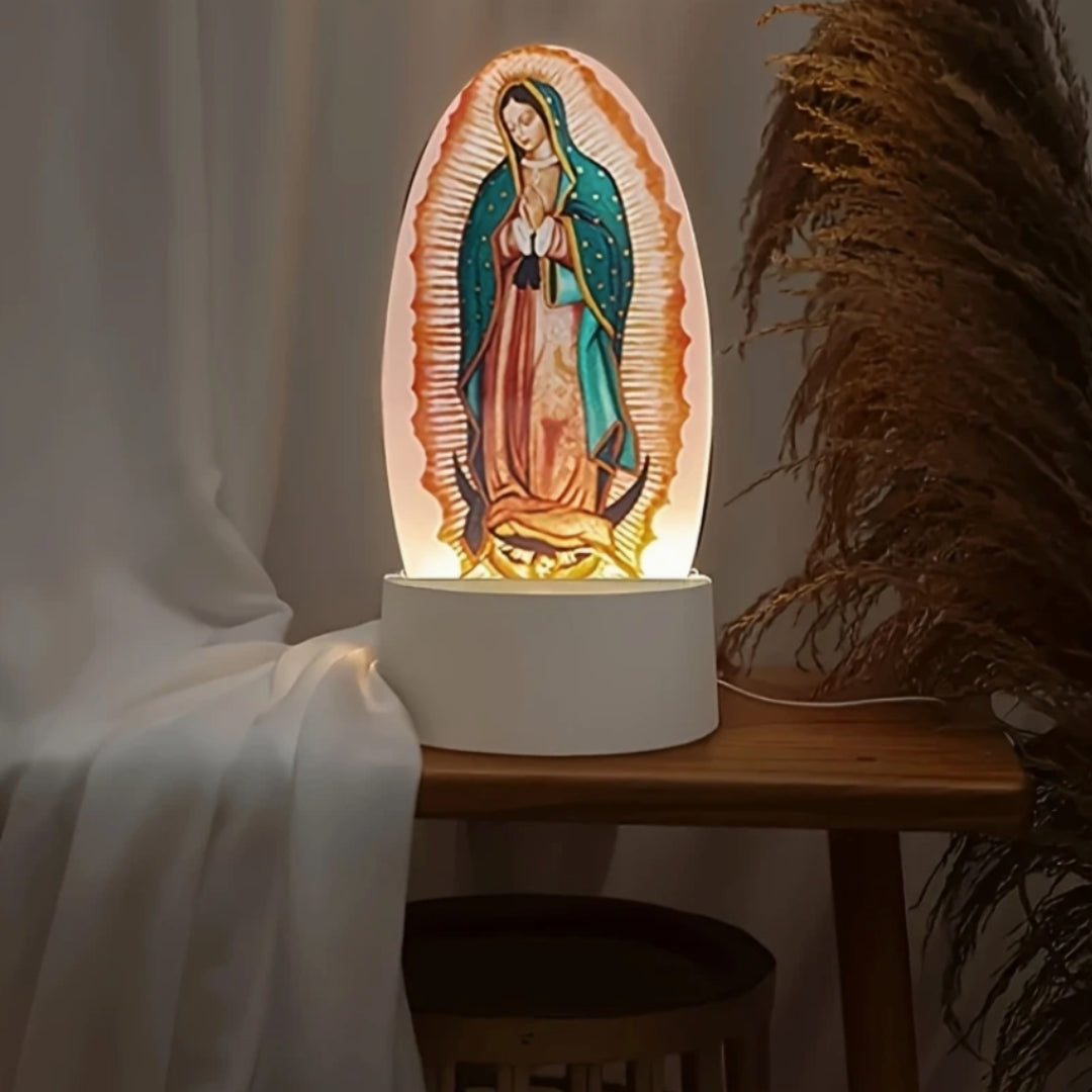 Lámpara de tocador de la Guadalupana